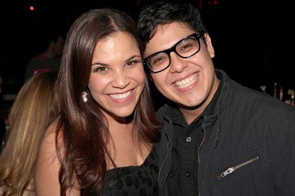 Photo Flash: GODSPELL's Lindsay Mendez Visits Birdland! Image