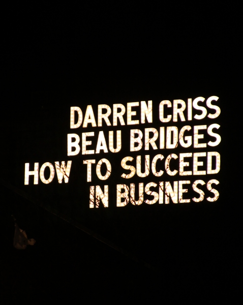 Theatre Marquee: Darren Criss & Beau Bridges  Photo