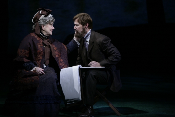 Zoe Vonder Haar as Old Lady and Ron Bohmer as George
 Photo