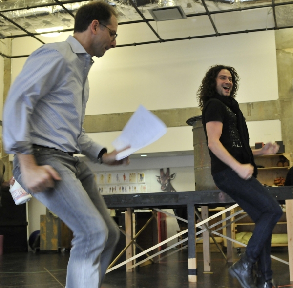 Photo Flash: First Look at Constantine Maroulis, Nancy Opel & More in Rehearsal for Alley Theater's THE TOXIC AVENGER! Image