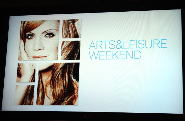 Photo Coverage: David Cross and Alison Krauss at New York Times Arts & Leisure Weekend Image