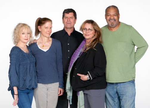 (from left) Penny Fuller, Hallie Foote, Horton Foote Jr., Elizabeth Ashley and Roger  Photo