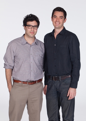 Playwright Jonathan Caren and director Jonathan Munby Photo
