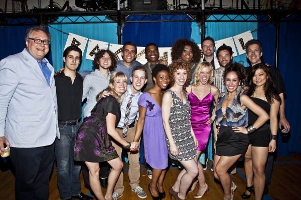 The cast of LYSISTRATA JONES celebrates the show's Off-Broadway opening at Transport  Photo