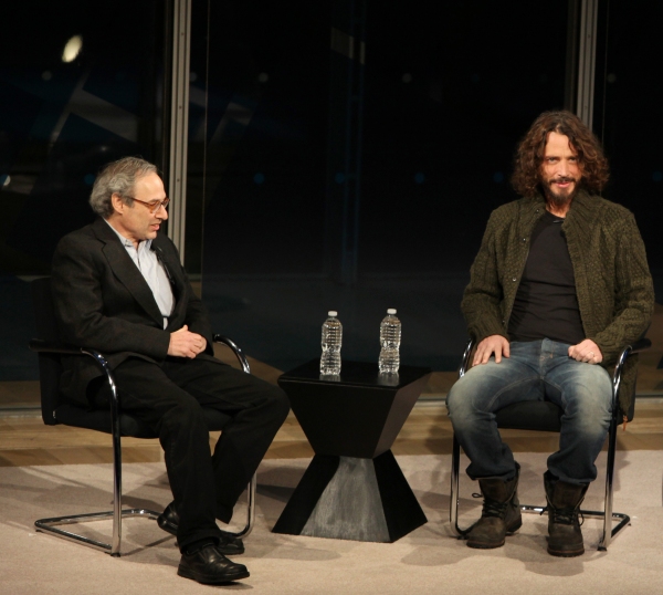 Photo Coverage: Michael Shannon & Chris Cornell Visit New York Times Arts & Leisure Weekend  Image