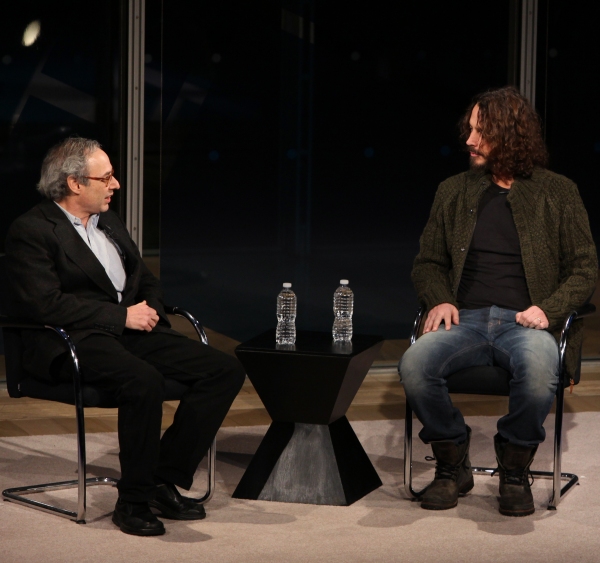 Photo Coverage: Michael Shannon & Chris Cornell Visit New York Times Arts & Leisure Weekend 