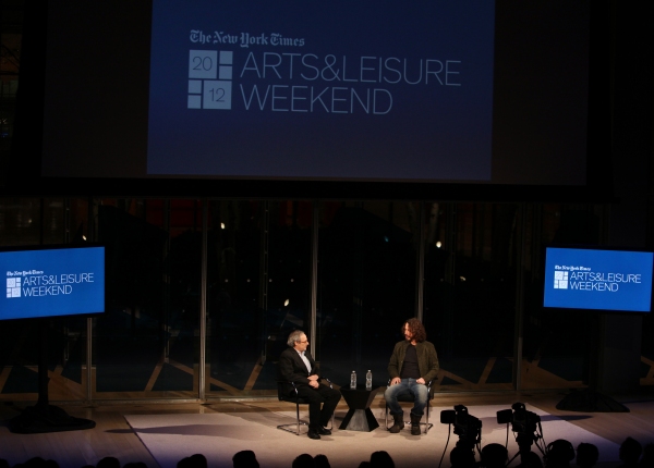 Photo Coverage: Michael Shannon & Chris Cornell Visit New York Times Arts & Leisure Weekend Image