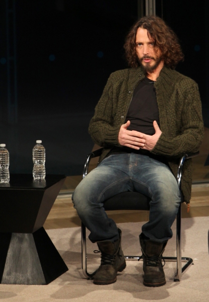 Photo Coverage: Michael Shannon & Chris Cornell Visit New York Times Arts & Leisure Weekend  Image