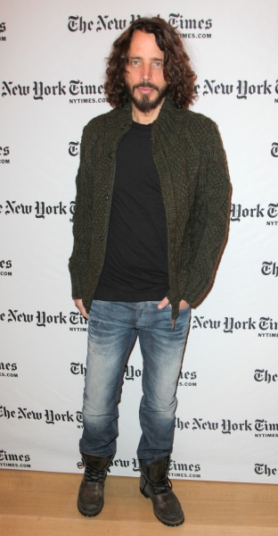 Photo Coverage: Michael Shannon & Chris Cornell Visit New York Times Arts & Leisure Weekend Image