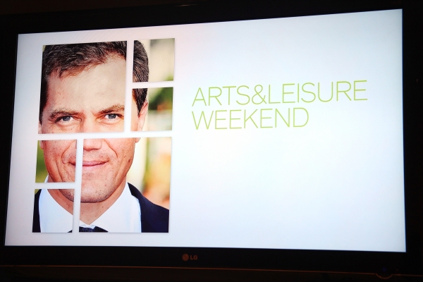 Photo Coverage: Michael Shannon & Chris Cornell Visit New York Times Arts & Leisure Weekend  Image