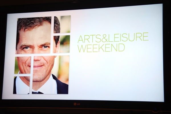Photo Coverage: Michael Shannon & Chris Cornell Visit New York Times Arts & Leisure Weekend Image