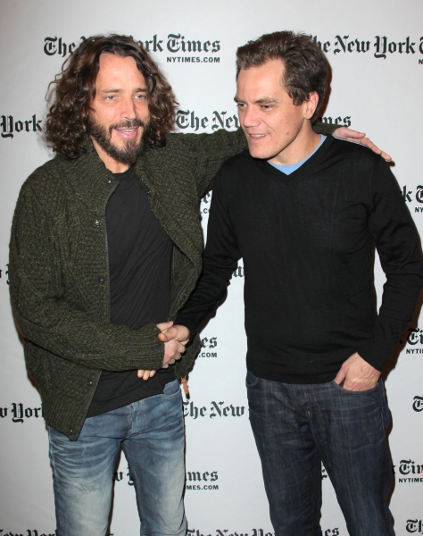 Chris Cornell meeting Michael Shannon backstage Photo