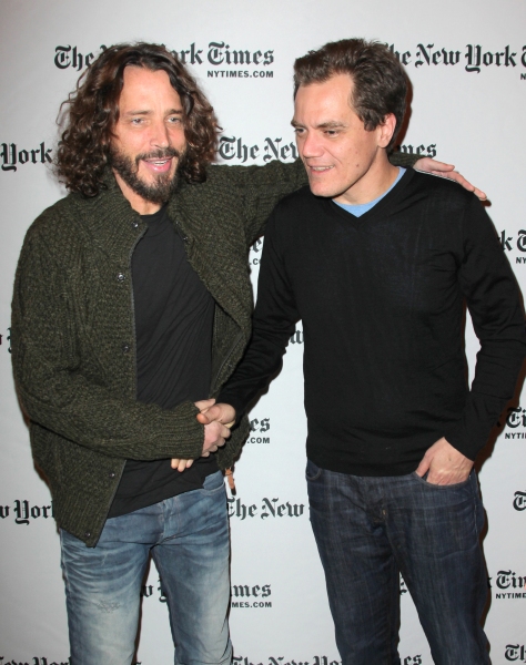 Photo Coverage: Michael Shannon & Chris Cornell Visit New York Times Arts & Leisure Weekend Image