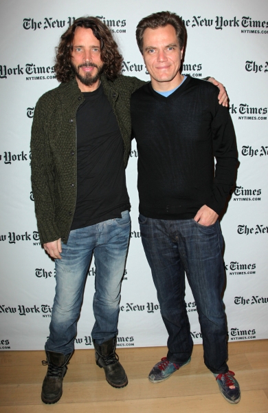 Chris Cornell meeting Michael Shannon backstage Photo