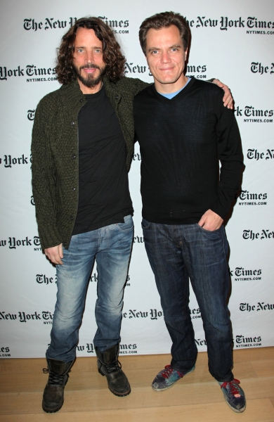 Photo Coverage: Michael Shannon & Chris Cornell Visit New York Times Arts & Leisure Weekend 