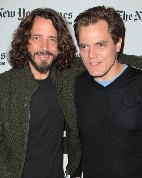 Photo Coverage: Michael Shannon & Chris Cornell Visit New York Times Arts & Leisure Weekend Image
