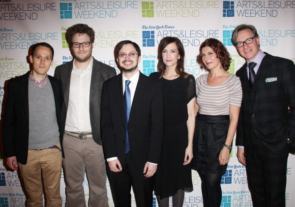 Photo Coverage: Kristen Wiig & Seth Rogen Visit New York Times Arts & Leisure Weekend Image