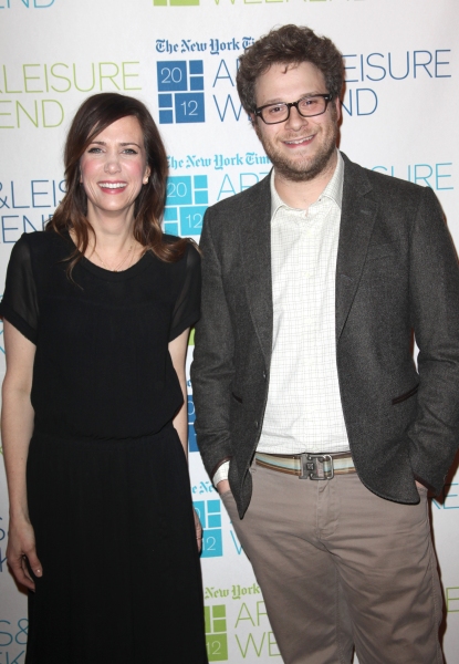 Photo Coverage: Kristen Wiig & Seth Rogen Visit New York Times Arts & Leisure Weekend Image