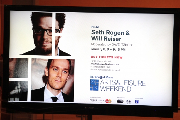 Photo Coverage: Kristen Wiig & Seth Rogen Visit New York Times Arts & Leisure Weekend 