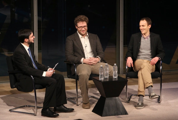 Photo Coverage: Kristen Wiig & Seth Rogen Visit New York Times Arts & Leisure Weekend 