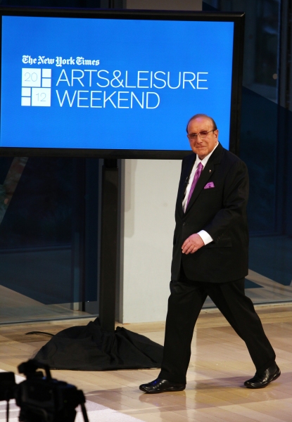 Photo Coverage: Clive Davis Visits New York Times Arts & Leisure Weekend Image