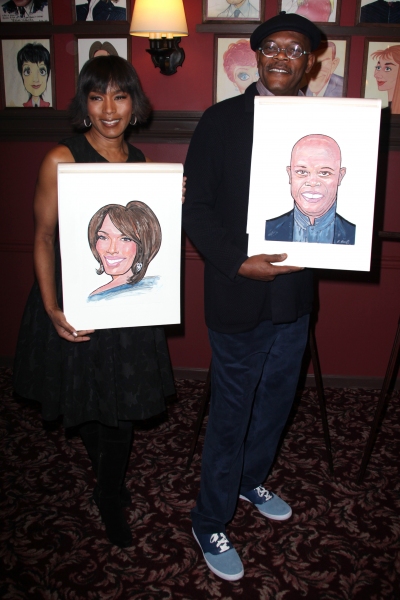 Photo Coverage: Samuel L. Jackson and Angela Bassett Unveil Sardi's Portraits! Image