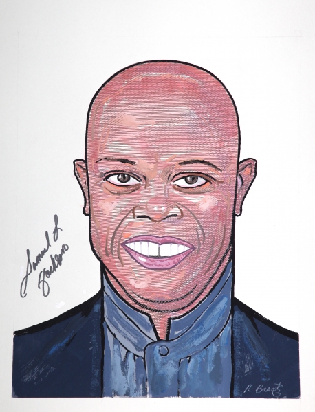 Photo Coverage: Samuel L. Jackson and Angela Bassett Unveil Sardi's Portraits! Image