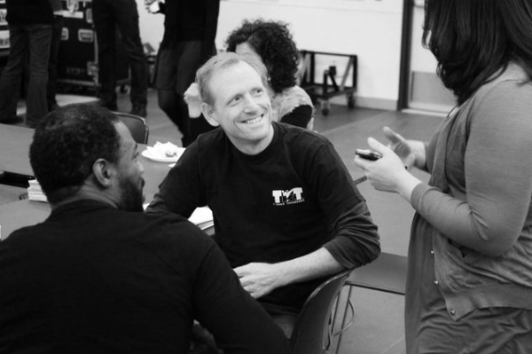Photo Flash: In Rehearsal with Athol Fugard & Cast of BLOOD KNOT Image
