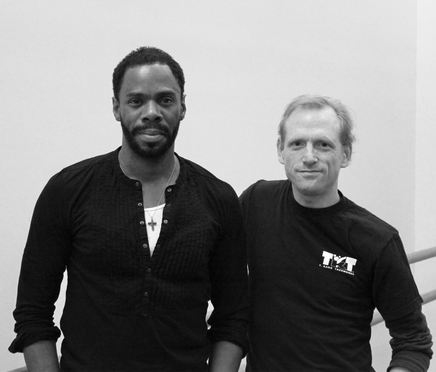 Photo Flash: In Rehearsal with Athol Fugard & Cast of BLOOD KNOT Image