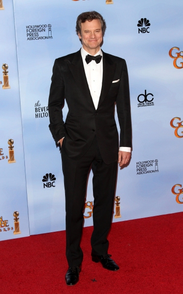 Colin Firth pictured at the 69th Annual Golden Globe Awards held at the Beverly Hilto Photo