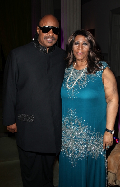 Stevie Wonder & Aretha Franklin Photo