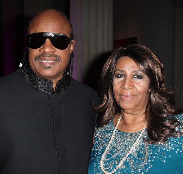 Stevie Wonder & Aretha Franklin Photo