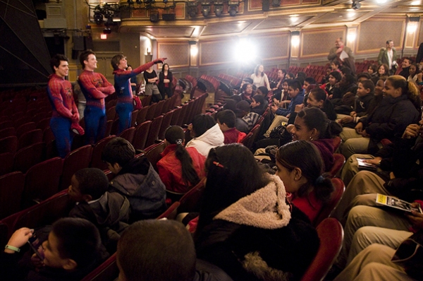 Photo Flash: SPIDER-MAN Hosts Talk Back for PS 343 Students Image