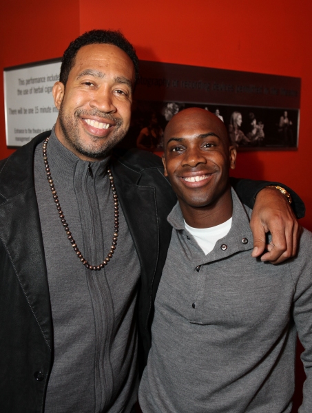 CULVER CITY, CA - JANUARY 22: John Marshall Jones (L) and cast member Amad Jackson (R Photo