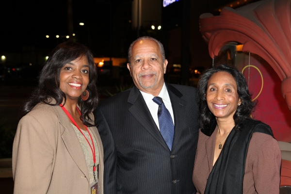 CULVER CITY, CA - JANUARY 22: (L-R) Andi Chapman, Dany Jones and Gayle Hooks, Ebony R Photo