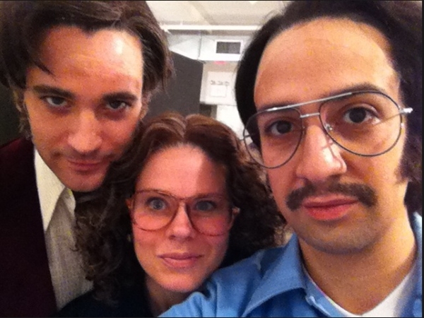 Photo Flash: First Look at Lin-Manuel Miranda, Celia Keenan-Bolger & Colin Donnell in Encores! MERRILY WE ROLL ALONG! Image