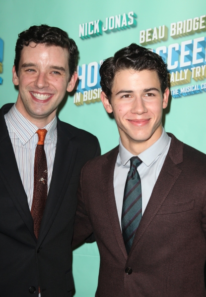 Photo Coverage: Nick Jonas & Michael Urie Celebrate HOW TO SUCCEED IN BUSINESS WITHOUT REALLY TRYING Opening Night Image