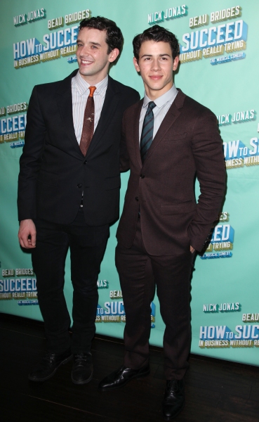 Photo Coverage: Nick Jonas & Michael Urie Celebrate HOW TO SUCCEED IN BUSINESS WITHOUT REALLY TRYING Opening Night Image