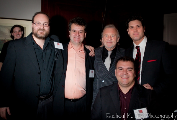 Jason Jestadt, Bob Foster, Colm Wilkinson, Adam Brazier and Scott Christian Photo