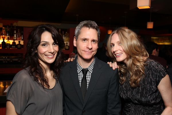 Annie Parisse, Playwright Bruce Norris and cast member Christina Kirk
 Photo