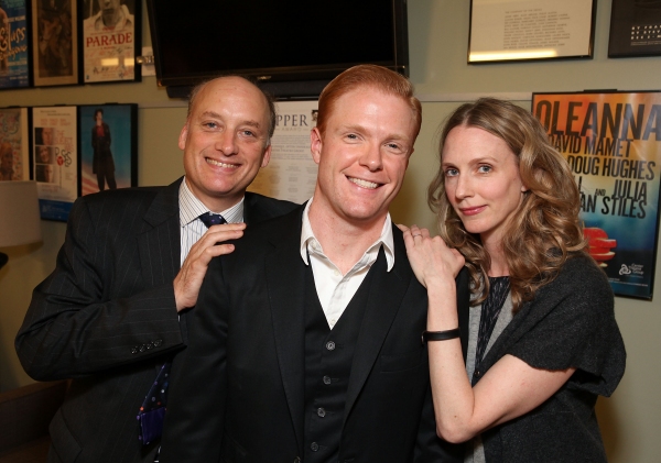 Cast members Frank Wood, Brendan Griffin and Christina Kirk
 Photo