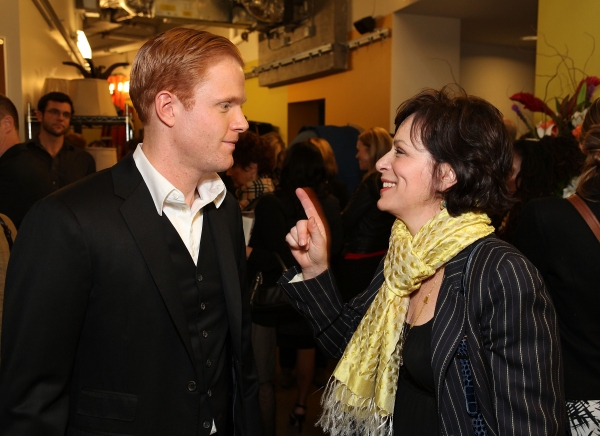  Brendan Griffin and actress Jane Kaczmarek 
 Photo