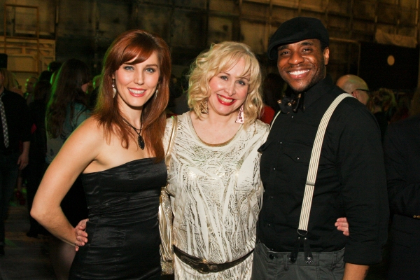 Mara Davi, Nancy Opel and Antoine L. Smith Photo