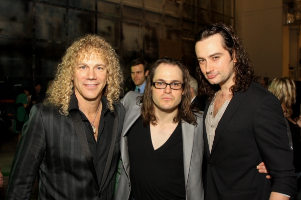 David Bryan, Mitchell Jarvis  and Constantine Maroulis   Photo