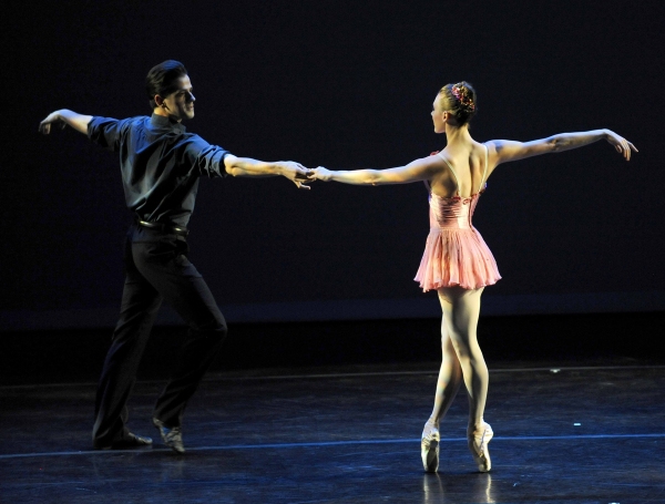 New York City Ballet's Robert Fairchild & Tiler Peck in Balanchine's Who Cares  Photo