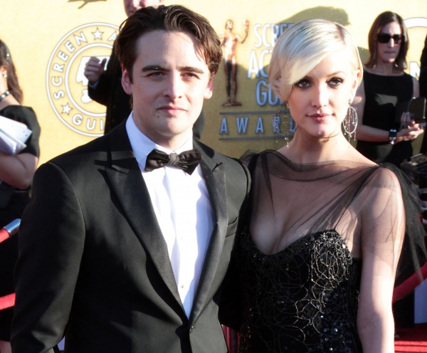 Vincent Piazza; Ashlee Simpson pictured at the 18th Annual Screen Actors Guild Awards Photo