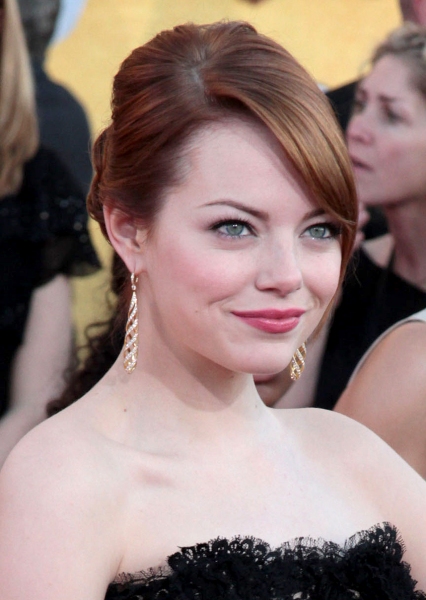 Emma Stone pictured at the 18th Annual Screen Actors Guild Awards - arrivals held at  Photo