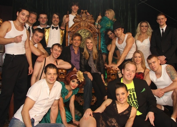 Photo Flash: Ryan Eggold, Evan Peters, Casper Van Dien and Catherine Oxenberg Visit ABSINTHE Image