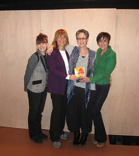 Meghan Duffy, Eliza Ventura, author Amy Ferris, and Colleen Zenk Photo