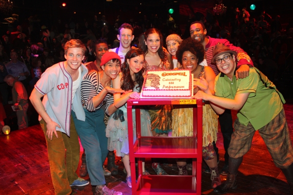 Photo Coverage: GODSPELL Celebrates 100 Performances! Image